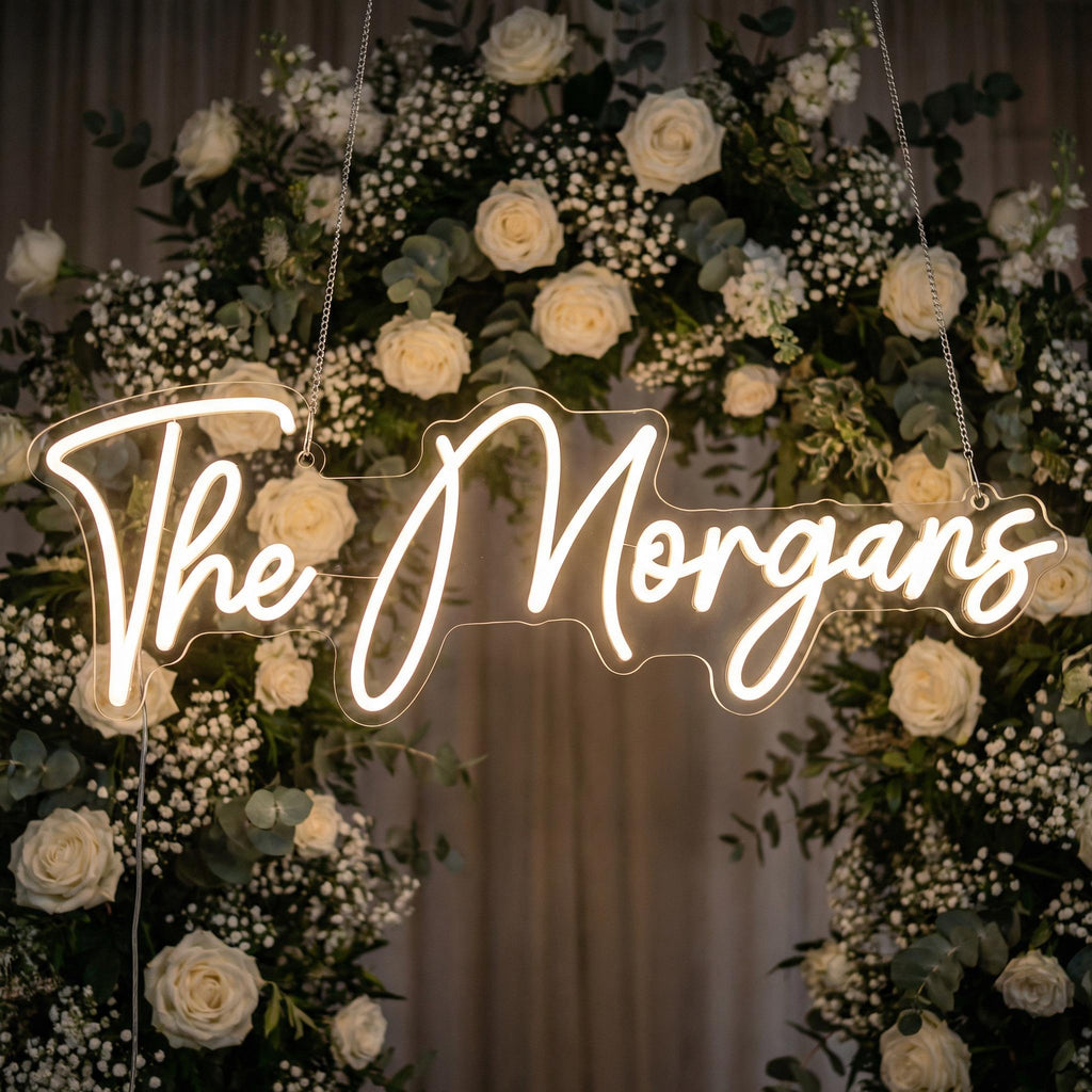 Wedding Neon Sign, Neon Sign, LED Neon Sign, Personalized Birthday Gift, Family Name Neon Sign, Kids Room Decor, Wall Art, Bridesmaids Gifts - Image 3