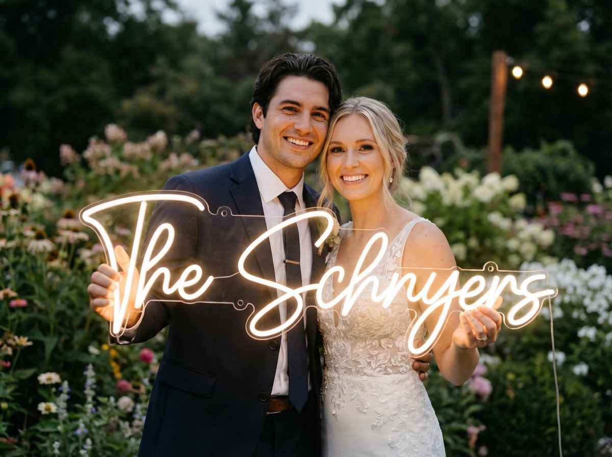 Wedding Neon Sign, Neon Sign, LED Neon Sign, Personalized Birthday Gift, Family Name Neon Sign, Kids Room Decor, Wall Art, Bridesmaids Gifts - Image 9