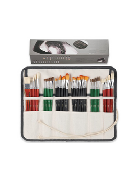 ARTIFY 41 টুকুৰা দীঘল হেণ্ডেল পেইন্ট ব্ৰাছ