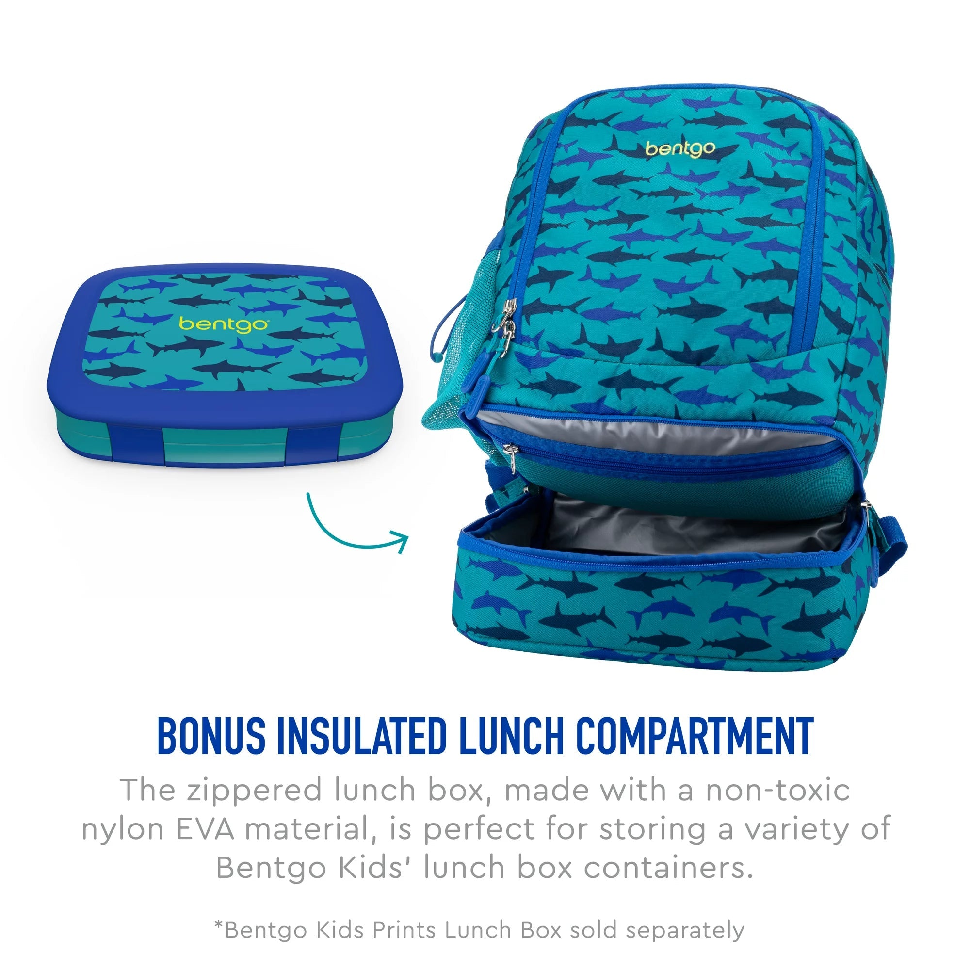 Bentgo® Shark Prints
