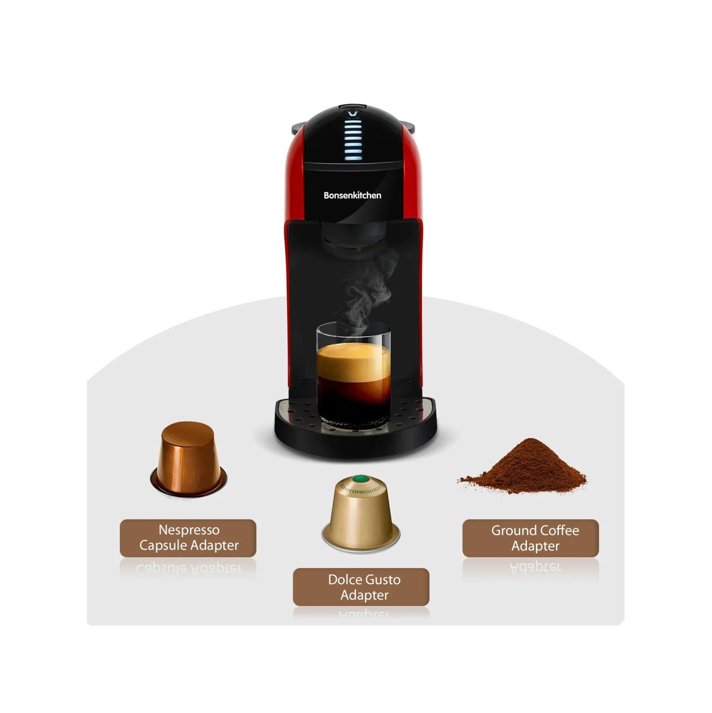 Bonsenkitchen 3 in 1 Coffee Machine