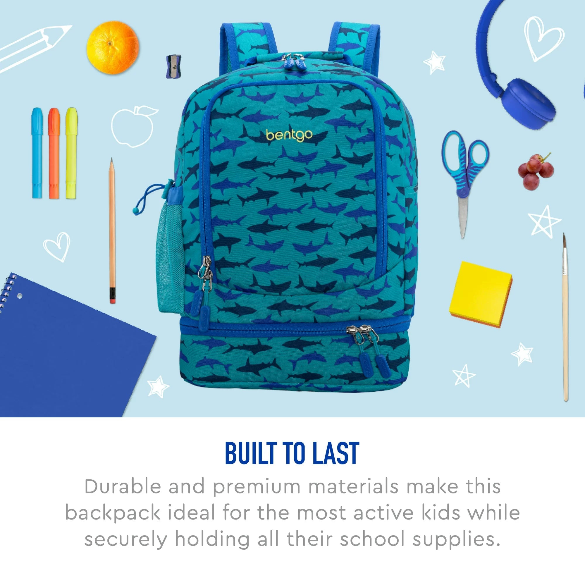 Bentgo® Shark Prints
