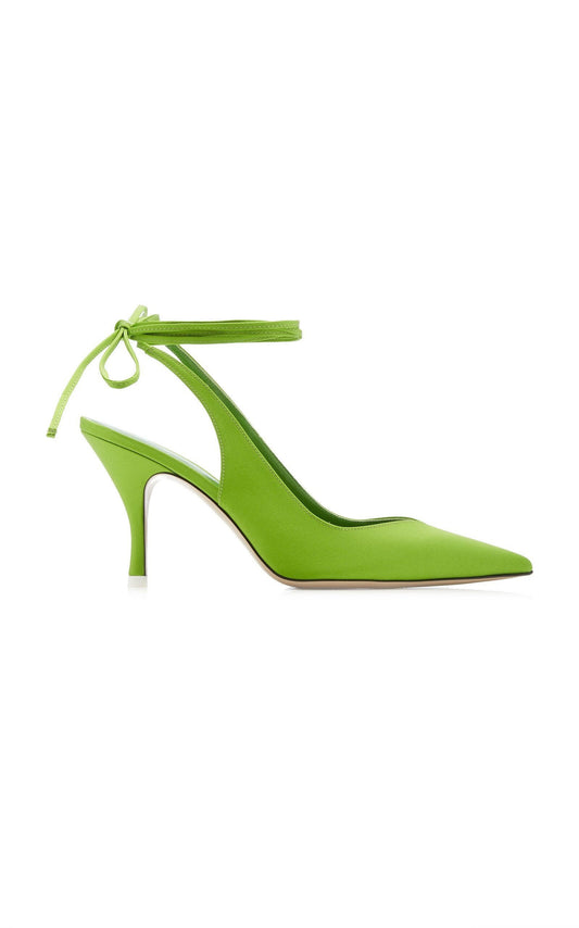 Attico green venus slingback 85mm